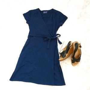 Pact Organic Cotton Wrap Dress